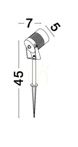 ROSITA világító oszlop Luces Exclusivas LE71622 small 1
