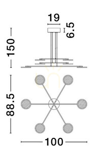 ABOT Luces Exclusivas függesztéklámpa LE43211 small 3