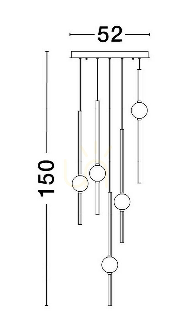 Kilátás AGIL Luces Exclusivas függőlámpa LE43221 AGIL Luces Exclusivas függőlámpa LE43221