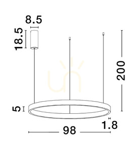 BARI függesztéklámpa Luces Exclusivas LE43254 small 2
