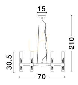 ACUNA Luces Exclusivas függőlámpa LE43345 small 1