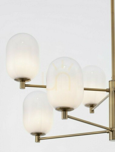 Jelölje be BADESI Luces Exclusivas függőlámpa 8xG9 80 cm arany LE43350