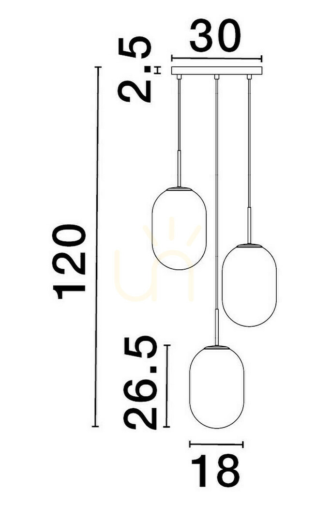 Előnézet ACUYO Luces Exclusivas függőlámpa LE43358 ACUYO Luces Exclusivas függőlámpa LE43358