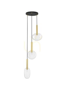 BAJOS Luces Exclusivas függőlámpa 3xG9 arany Ø50 cm LE43394 small 0