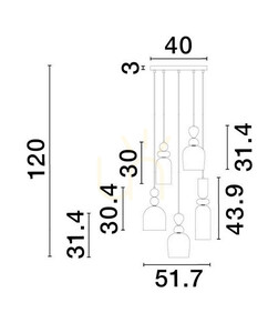 BALAM függesztéklámpa Luces Exclusivas LE43401 2 BALAM függesztéklámpa Luces Exclusivas LE43401 small 2