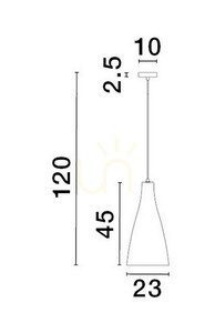 BALSA Luces Exclusivas függőlámpa LE43416 small 1