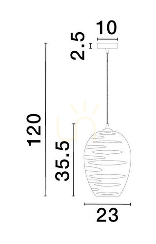 Jelölje be BAMBU függőlámpa a Luces Exclusivas LE43419-tól