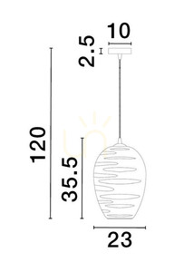 BAMBU függőlámpa a Luces Exclusivas LE43419-tól 1 BAMBU függőlámpa a Luces Exclusivas LE43419-tól small 1