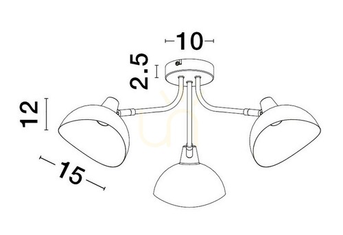 Jelölje be Plafond BANAC Luces Exclusivas LE43423