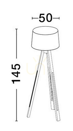 Jelölje be ABOCHO Luces Exclusivas állólámpa LE43445
