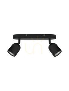 ACALAN Luces Exclusivas fali lámpa fekete 2x GU10 LE43449 small 2