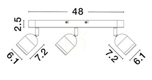 ACALAN Luces Exclusivas fali lámpa LE43452 2 ACALAN Luces Exclusivas fali lámpa LE43452 small 2