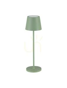 ADOBES Luces Exclusivas hordozható kültéri asztali lámpa, olajzöld, LED 2 W IP54 LE73546 small 0