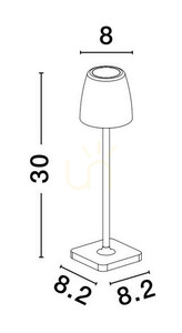 AGUITA kültéri állólámpa a Luces Exclusivas LE73552-tól small 1