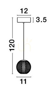 CANA Luces Exclusivas függesztéklámpa LE43471 small 4