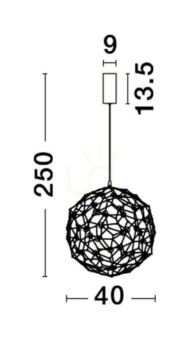 Jelölje be ALTA Luces Exclusivas függesztéklámpa LE43476