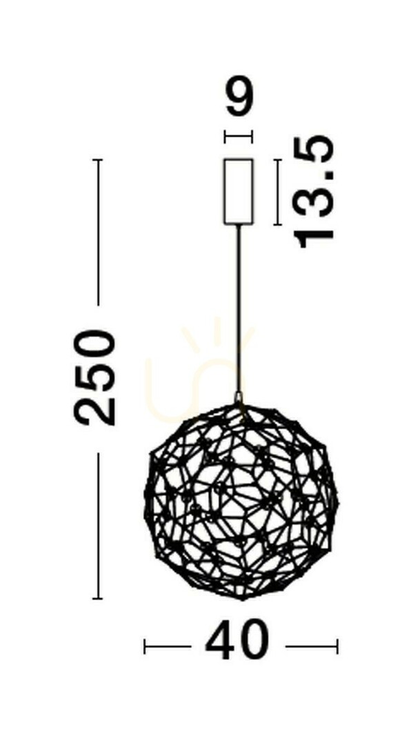 Kilátás ALTA Luces Exclusivas függesztéklámpa LE43476 ALTA Luces Exclusivas függesztéklámpa LE43476