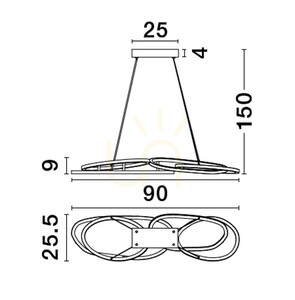 BANO függesztéklámpa Luces Exclusivas LE43481 2 BANO függesztéklámpa Luces Exclusivas LE43481 small 2