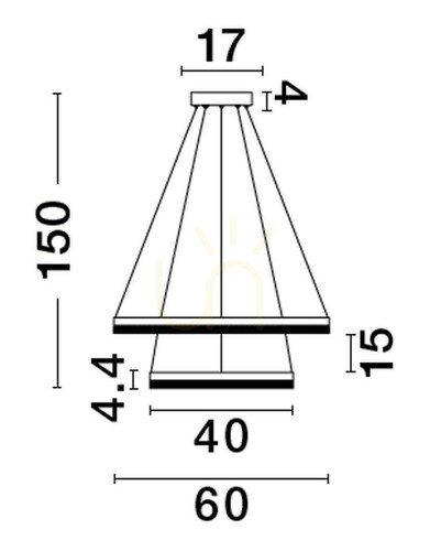 Jelölje be ACACIO függesztéklámpa Luces Exclusivas LE43561