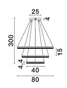 ACACIO függesztéklámpa Luces Exclusivas LE43562 small 1