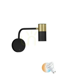 Luces Exclusivas BAILON LE43639 fekete-arany GU10 fali lámpa small 0