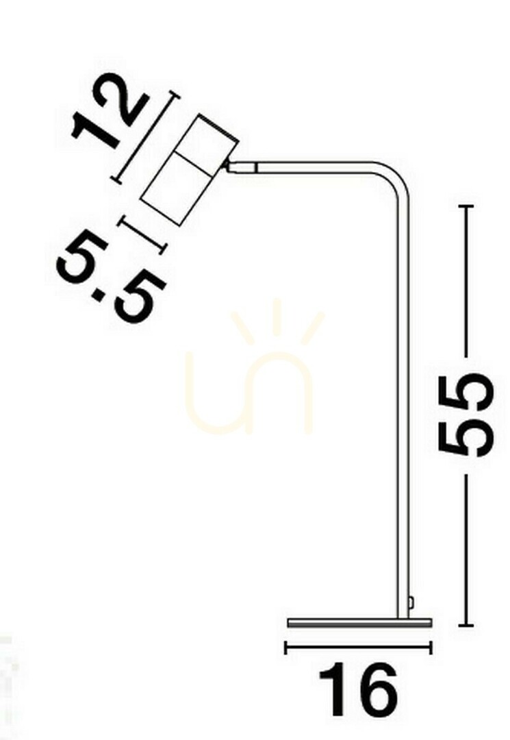Kijelző BAILON Luces Exclusivas asztali lámpa LE43640 BAILON Luces Exclusivas asztali lámpa LE43640