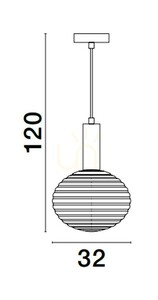 BALAJU függesztéklámpa Luces Exclusivas LE43679 small 1