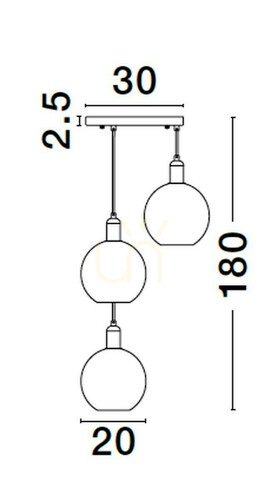 Jelölje be BALCHE függőlámpa a Luces Exclusivas-tól LE43695