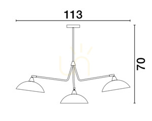 BAMORE Luces Exclusivas függesztéklámpa LE43709 1 BAMORE Luces Exclusivas függesztéklámpa LE43709 small 1