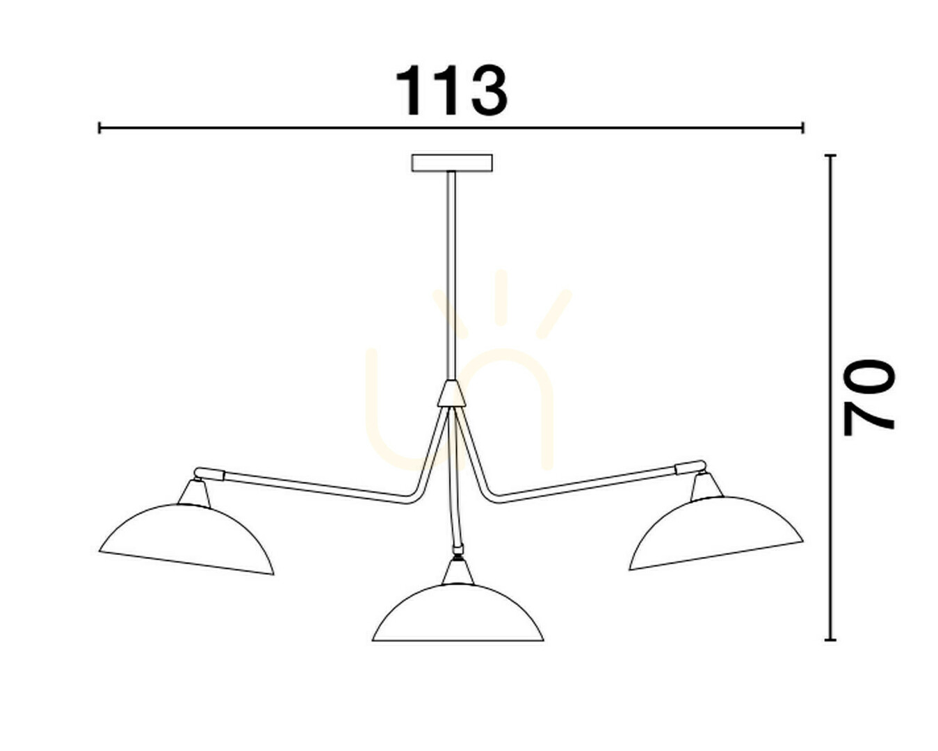 Kilátás BAMORE Luces Exclusivas függesztéklámpa LE43709 BAMORE Luces Exclusivas függesztéklámpa LE43709