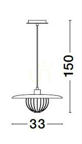 Jelölje be CUERNAVACA Luces Exclusivas függőlámpa LE43721