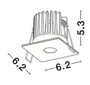 ACALAMA Luces Exclusivas mennyezeti lencse LE61601 small 1