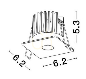ACALAMA Luces Exclusivas mennyezeti háló LE61602 small 1