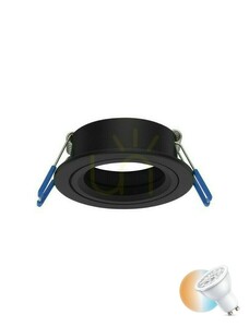 Luces Exclusivas BOSCONIA LE61613 fekete süllyesztett mennyezeti spotlámpa GU10 Ø7 cm small 0