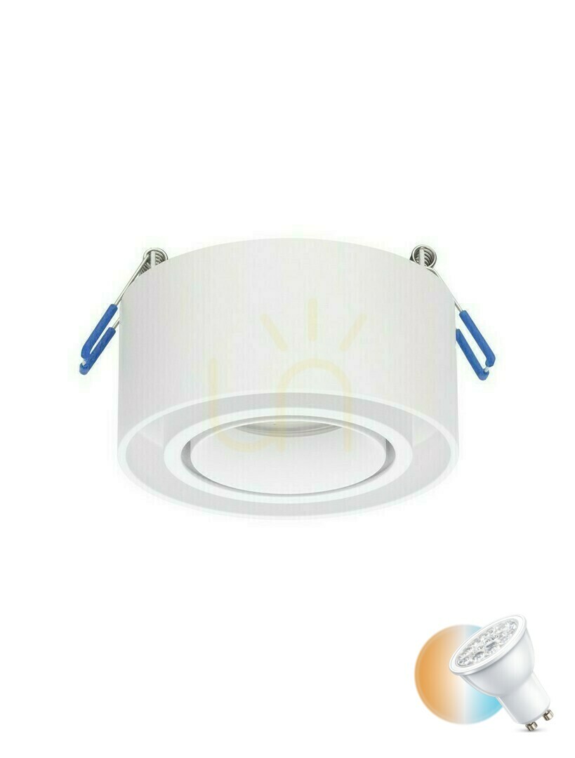 Jelölje be Fehér ACAMIEL mennyezeti spotlámpa Luces Exclusivas LE61616 GU10 10 W Fehér ACAMIEL mennyezeti spotlámpa Luces Exclusivas LE61616 GU10 10 W