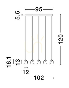 TOAY Luces Exclusivas függesztéklámpa LE44240 1 TOAY Luces Exclusivas függesztéklámpa LE44240 small 1