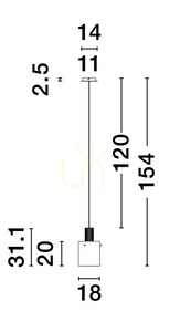 ORAN Luces Exclusivas függesztéklámpa LE44243 small 2