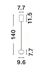 LIMA Luces Exclusivas függesztéklámpa LE44283 small 1