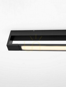 JUSTO Luces Exclusivas LE44300 LED tükörvilágító fali lámpa, fekete, 45 cm small 2