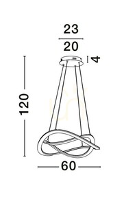 JAUJA függesztéklámpa Luces Exclusivas LE44328 small 2