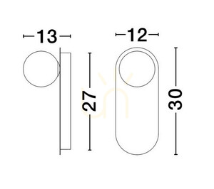ALTOS Luces Exclusivas fali lámpa LE44369 small 2