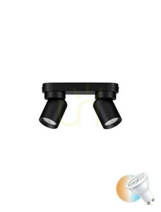 GALVEZ Luces Exclusivas LE44397 mennyezeti spotlámpa, fekete, 2 × GU10 small 0