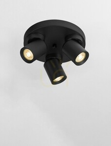 GALVEZ Luces Exclusivas LE44407 fekete mennyezeti spotlámpa 3×GU10 22 cm small 2
