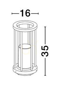 OJEDA Luces Exclusivas világító oszlop LE73634 small 3