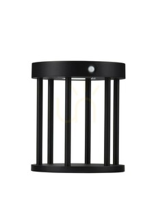 KRAUSE napelemes kerti oszloplámpa LED 1,7W 3000K IP65 mozgásérzékelővel fekete LE73678 Luces Exclusivas small 0