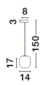 ANUCO Luces Exclusivas függesztéklámpa LE44610 small 3