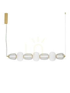 Luces Exclusivas ARROYOS LED függőlámpa 42 W, 7 üvegelem, arany, 110 cm LE44492 small 0