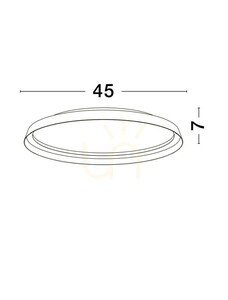 Plafond BATALLAS Luces Exclusivas LE44652 small 1