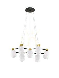 Luces Exclusivas CAMINOS LE44544 fekete-arany 14 fényforrásos G9 függőlámpa, 73 cm small 0
