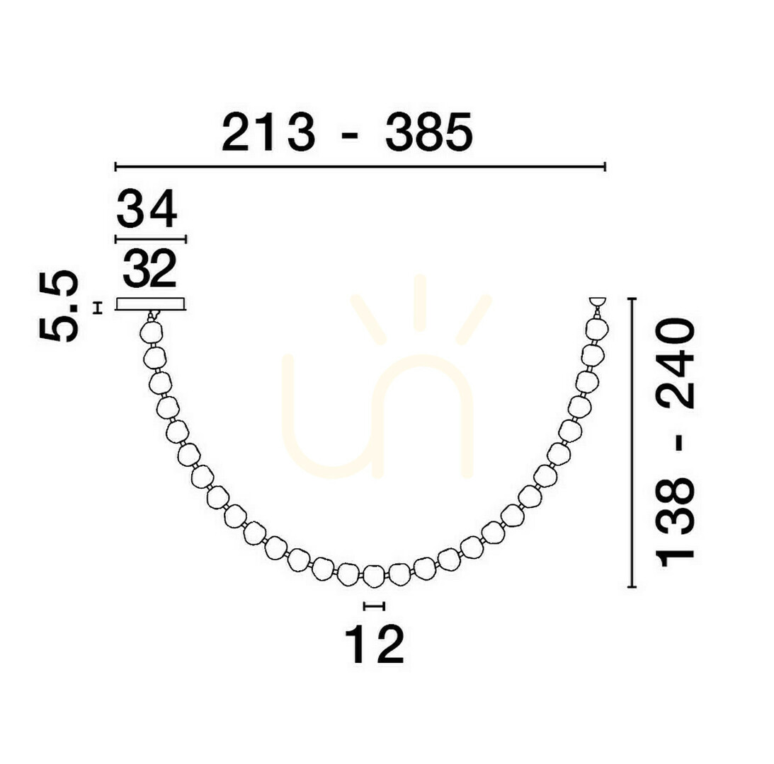Kijelző CHEPEN Luces Exclusivas függesztéklámpa LE44425 CHEPEN Luces Exclusivas függesztéklámpa LE44425